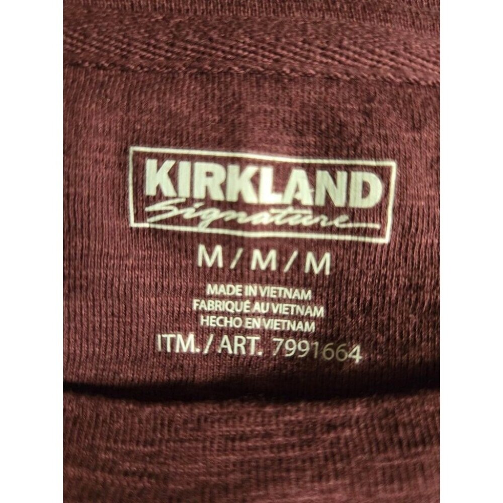 WT # 1096 Women's Med, 2 New Kirkland Signature Tees with 3/4 sleeves - Picture 2 of 5